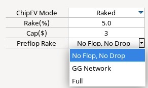 Example configuration for raked NL200