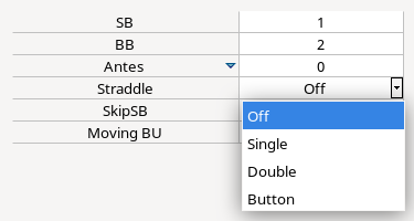 Example configuration for raked NL200
