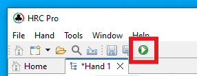 Run Nash Calculation icon in the main toolbar