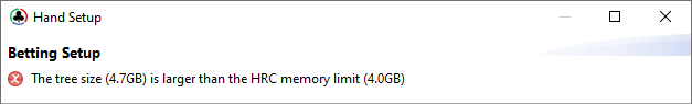 Memory limit error